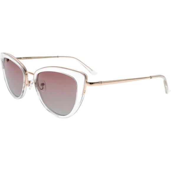 ✨Women\'s Pink Retro Big Frame Cat Eye Polarized with Spring Hinge Sunglasses main image 6